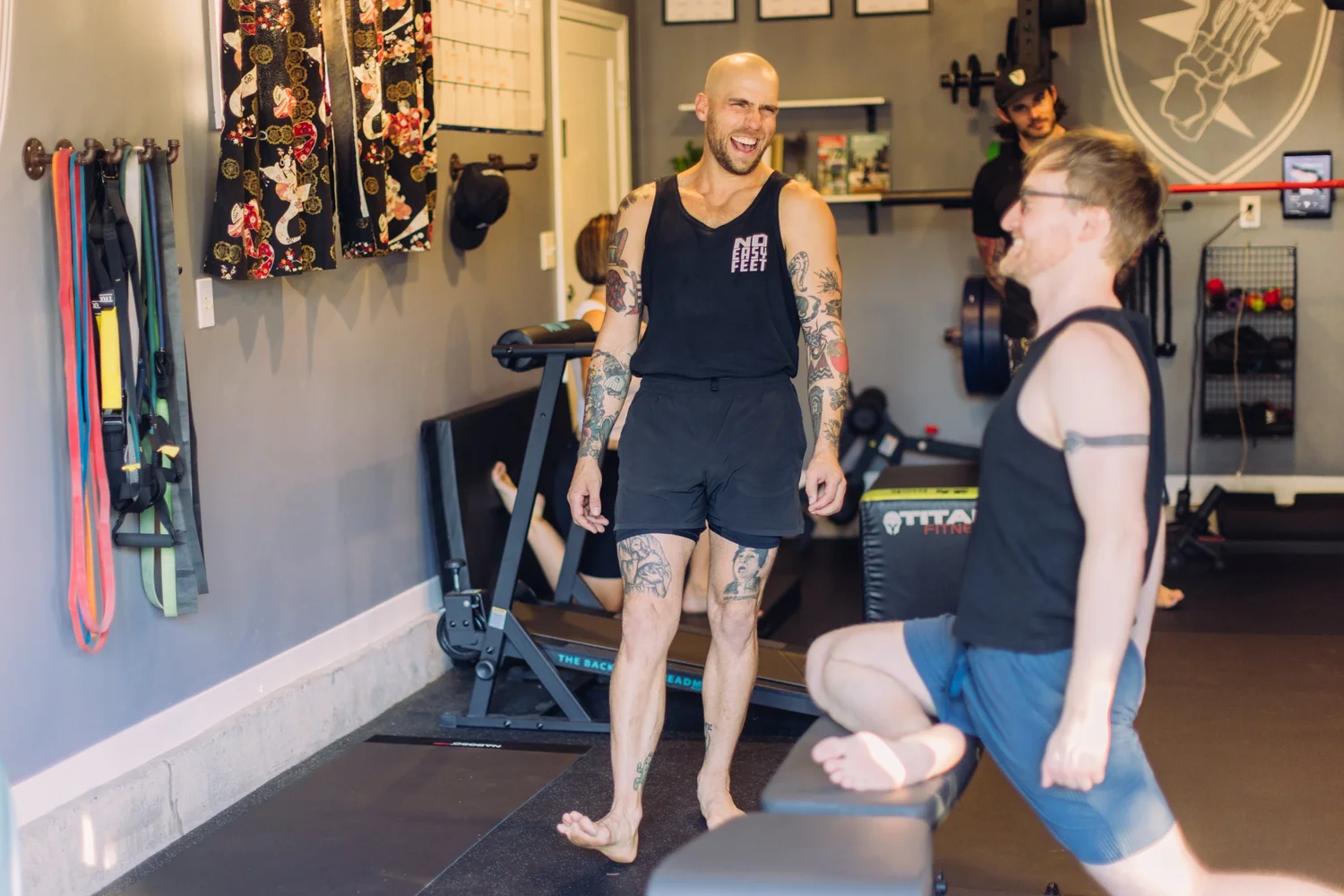 Barefoot Style Fitness training at No Easy Feet