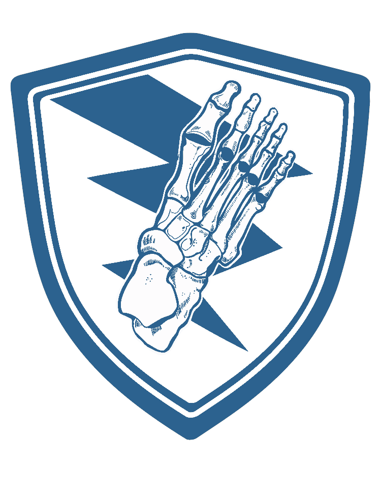 No Easy Feet Foot-Shield logo